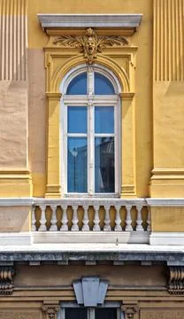 Ornate window Stock Photos