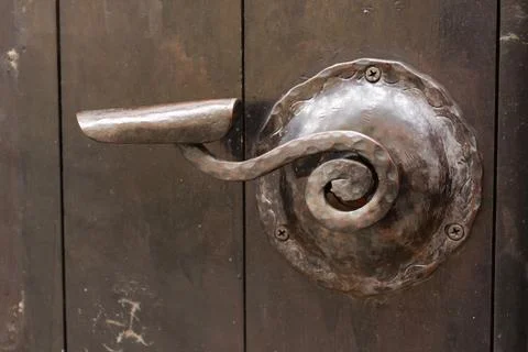 Ornated door Foto stock