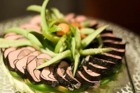 Ornated sushi Stock Photos