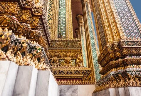Ornated temple Stock Photos