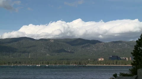 Orographic Clouds Stock Footage 54708786