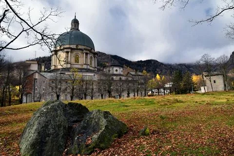The Oropa Sanctuary. Stock Photos