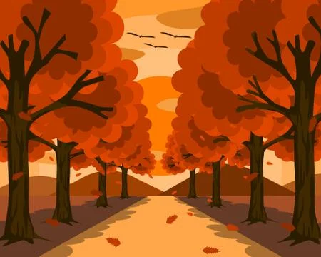 Orrenge road Illustrazione stock