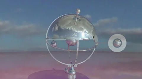 Orrery Solar System Model Stock Footage 49320325