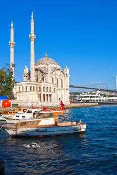 Ortakoy Mosque Stock Photos
