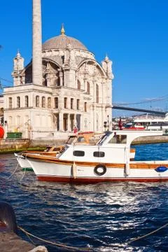 Ortakoy Mosque Stock Photos