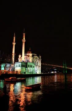 Ortakoy Mosque Stock Photos