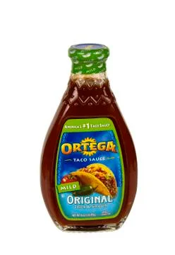 Ortega taco sauce 库存照片