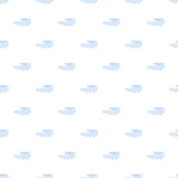 Orthodontic aligner repeating pattern for dental background Stock Illustration