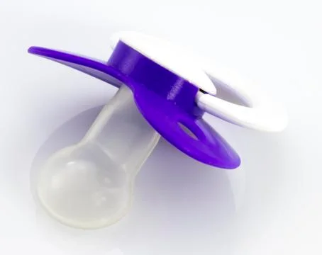 Orthodontic pacifier isolated Stock Photos