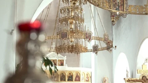 Orthodox candle Stock Footage 104858357
