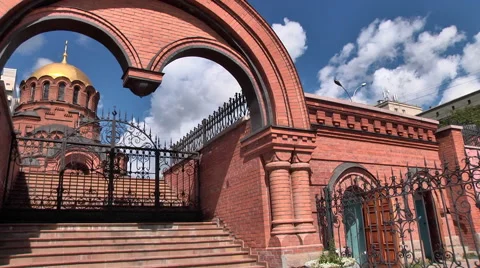 Orthodox Cathedral Stock Footage 53470425