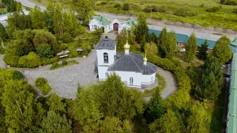 Orthodox chapel in the temple complex. Stock Footage 160062072