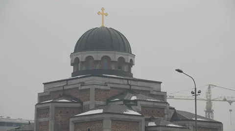 Orthodox church Stock Footage 33043891