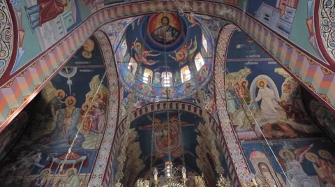 Orthodox Church. Inside Vidéo 8655338
