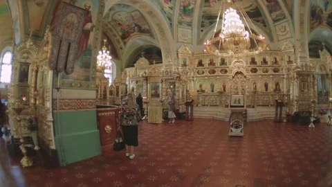 Orthodox Church inside Stock Footage 77415422