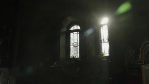 Orthodox church from the small town of Busteni, Romania Video stock 233519853