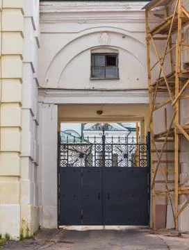 Orthodox complex of buildings in summer Stock Photos