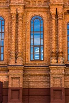 Orthodox complex of buildings in summer Stock Photos