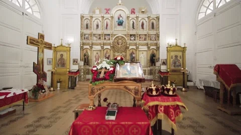 Orthodox cross Stock Footage 146641596