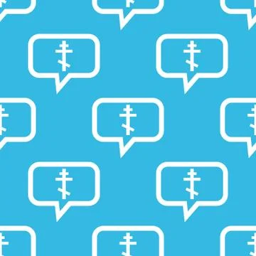Orthodox cross message pattern Stock Illustration