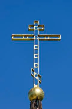 Orthodox cross Stock Photos