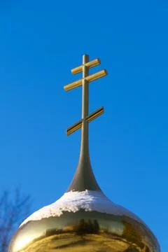 Orthodox cross Stock Photos