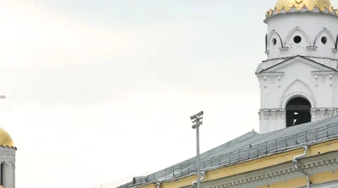 Orthodox cupolas Stock Footage 63992415