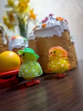 Orthodox Easter celebration food set Stock Photos