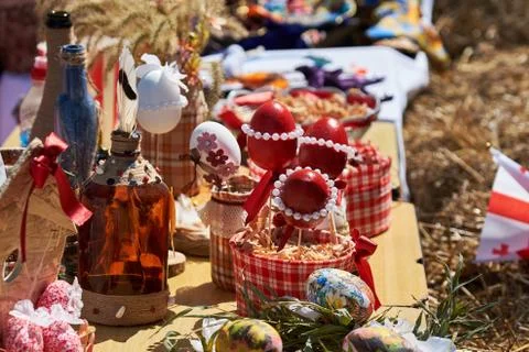 Orthodox Easter Decorations. Stock Photos