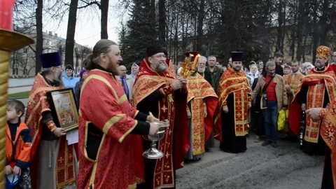 Orthodox Easter Stock Footage 312454268