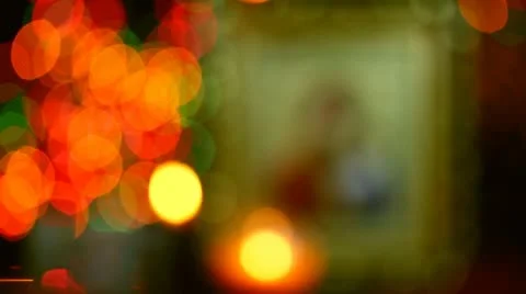 Orthodox icon Stock Footage 10731782