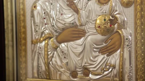 Orthodox icon Video stock 59067124