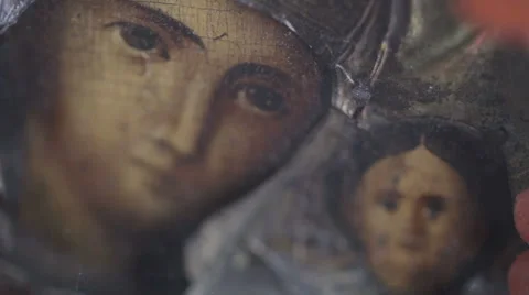 Orthodox icons Video stock 41381914