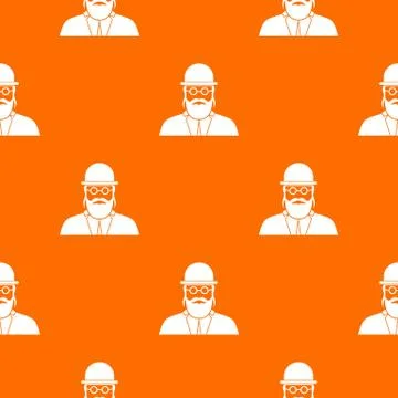 Orthodox jew pattern seamless Stock Illustration