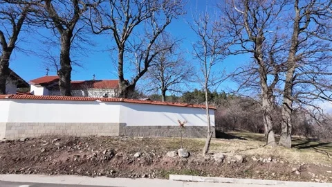 Orthodox Klisura Monastery dedicated to Saint Parascheva, Bulgaria Stock Footage 267571653