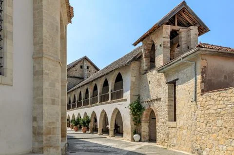Orthodox monastery on Cyprus Stock Photos