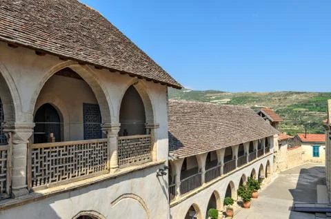 Orthodox monastery on Cyprus Stock Photos
