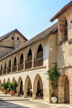 Orthodox monastery on Cyprus Stock Photos