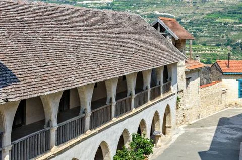 Orthodox monastery on Cyprus Stock Photos