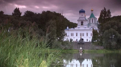 Orthodox monastery Video stock 8658302