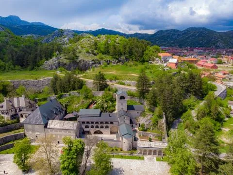 Orthodox Monastery of the Nativity of the Blessed Virgin Mary in Cetinje, Mon Stock Photos