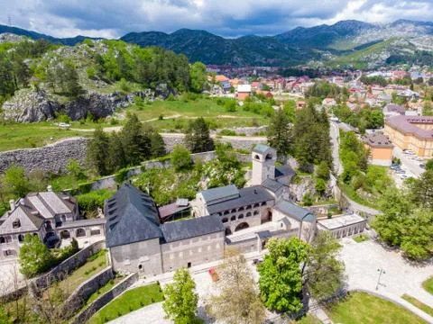 Orthodox Monastery of the Nativity of the Blessed Virgin Mary in Cetinje, Mon Stock Photos