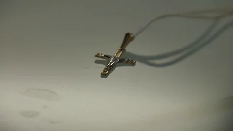 Orthodox pectoral cross Video stock 84107482