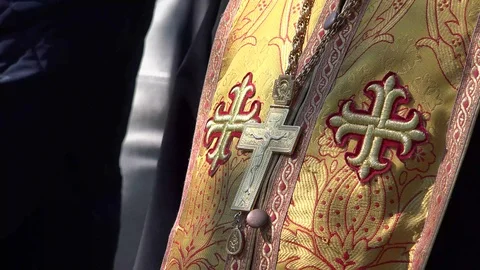 Orthodox Priest 3 Stock Footage 95490458