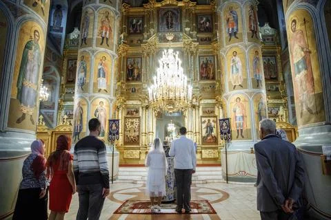 Orthodox wedding Stock Photos