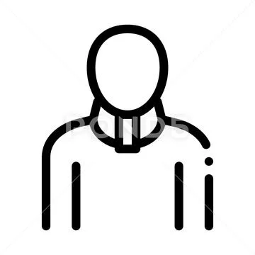 Orthopedic Cervical Collar For Neck Support Vector Stock Illustration
