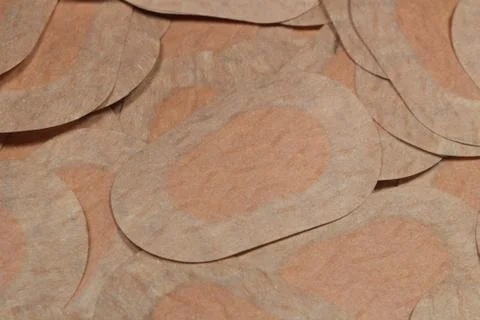 Orthoptic Eye Patch for occlusion therapy Stock Photos