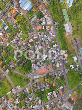 Orthorectified Aerial Images Used In Civil Engineering Stock Photos