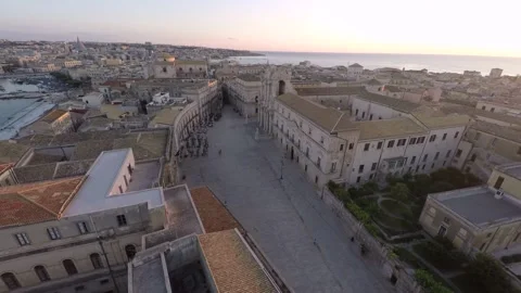 Ortigia Cathedral. Stock Footage 170559584